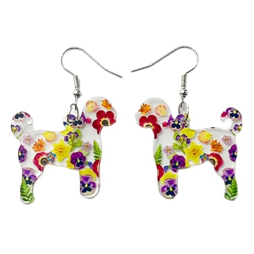 KHZen Einzigartige Dangle Ohrringe Mode Farbenfrohe Blumentiere Anhänger Ohrringe Temperament Tropfen Ohrringe Frau Schmuck Schmuck von KHZen
