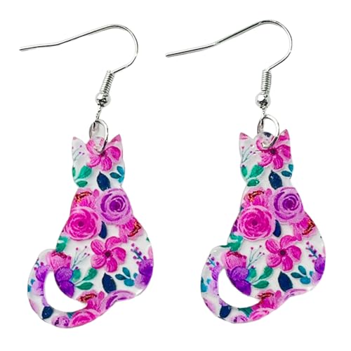 KHZen Einzigartige Dangle Ohrringe Mode Farbenfrohe Blumentiere Anhänger Ohrringe Temperament Tropfen Ohrringe Frau Schmuck Schmuck KHZen Einzigartige Dangle Ohrringe Mode Farbenfrohe Blumentiere Anhänger Ohrringe Temperament Tropfen Ohrringe Frau Schmuck Schmuck von KHZen