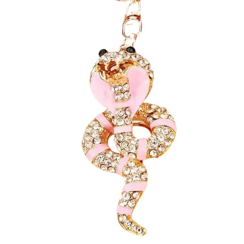 KHZen Einzigartige Schlangenschlüsselkettenbeutel Ornament Mode Bag Anhänger Geldbeutel Schlüsselkette Legierung Textur Geeignet Für Schlangenliebhaber von KHZen