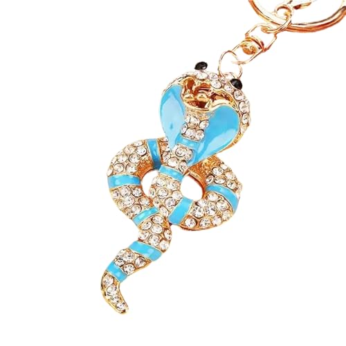 KHZen Einzigartige Schlangenschlüsselkettenbeutel Ornament Mode Bag Anhänger Geldbeutel Schlüsselkette Legierung Textur Geeignet Für Schlangenliebhaber von KHZen