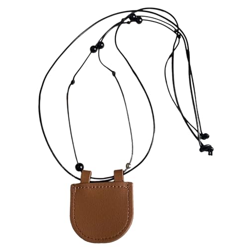 KHZen Elegante Robuste Leder Halskette Brieftasche Für Ohrhörer Und Münzspeicherpraktikum Für Den Täglichen Einsatz KHZen Elegante Robuste Leder Halskette Brieftasche Für Ohrhörer Und Münzspeicherpraktikum Für Den Täglichen Einsatz von KHZen