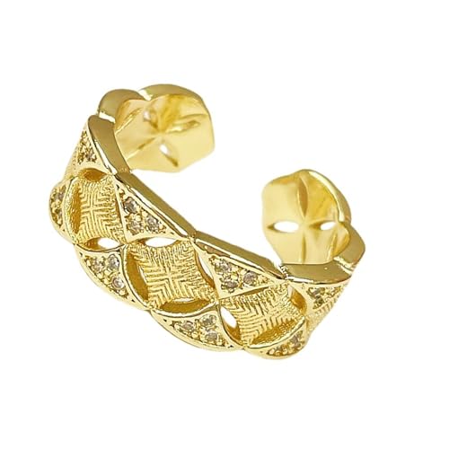 KHZen Elegante Weizendesigns Offene Ringe Einstellbare Tragbare Für Frauen Verstellbare Größe Robust Legierungsmaterialien Gold Finish von KHZen
