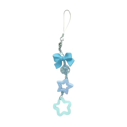 KHZen Fünf Punkte Sternkristallperlen Tassels Hummerverschluss Acryl Bowknot Anhänger Tags Für Schlüsselbundschmuck Die Kristallperlen Quasten Anhänger Für Schmuck Machen von KHZen
