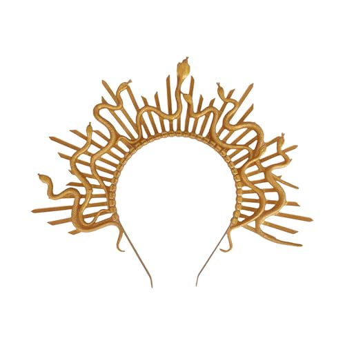 KHZen Göttinnen Inspirieren Medusas Crowns Snake Stirnband Mode Accessoire Für Themenpartys Und Cosplay Event Casual Wear von KHZen