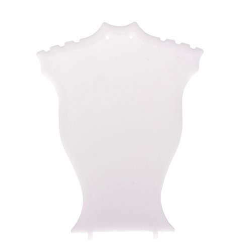 KHZen Halskette Display Ständer Porträthals Modell Schwarz Weiße Kunststoff Ohrring Anhänger Juwely Display Prop Jewelry Stand Für Frauen von KHZen