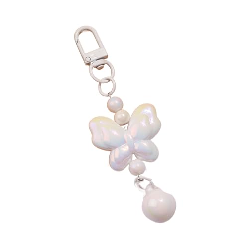Koreanischer Schmetterling Schlüsselbund Anhänger Für Frauen Mädchen Modestudent Bag Charme Ornament Telefon Dekoration Schlüsselring Schmuck Acrylfalterleiter Keychain von KHZen