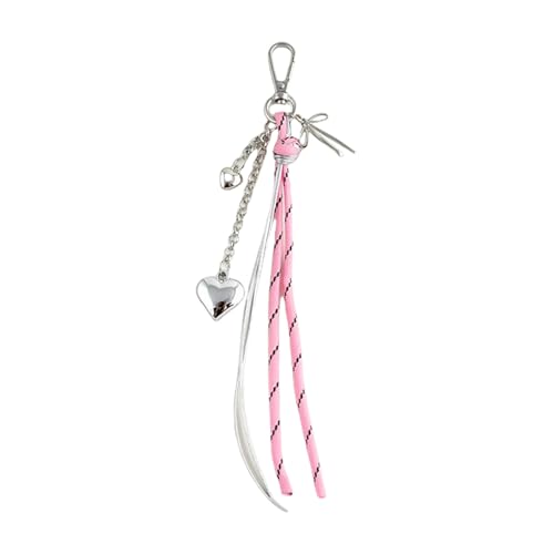 KHZen Lebendiges Liebesherz Und Schmetterlingsschlüsselungskeyring Tragbarer Kletterseillegierungsscharm Für Die Verbesserung Der Personalisierten Stile von KHZen