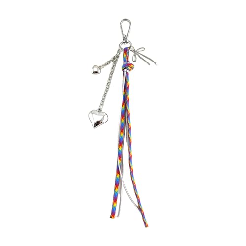KHZen Lebendiges Liebesherz Und Schmetterlingsschlüsselungskeyring Tragbarer Kletterseillegierungsscharm Für Die Verbesserung Der Personalisierten Stile von KHZen