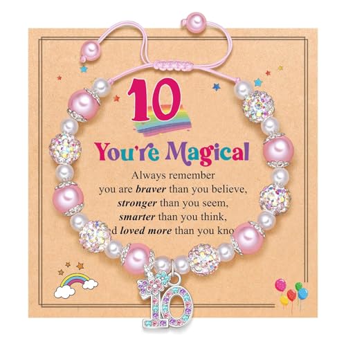 KHZen Magisches Armband Geburtstag Schmuck Charme Armband Mädchen Handgelenk Schmuck Mit Regenbogenperlen Zum Geburtstag von KHZen