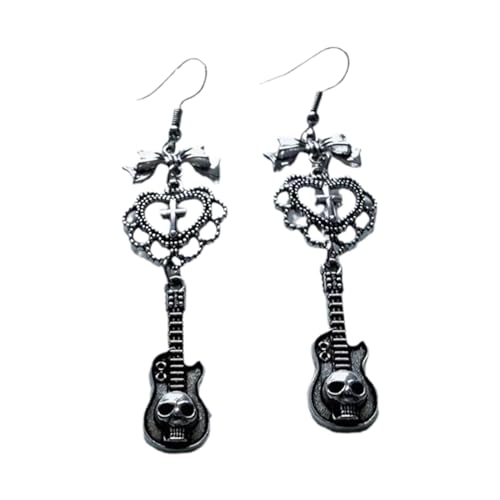 KHZen Mode Dangle Ohrringe Hoop Ohrringe Süße Coole Herz Bowknot Gitarrenheize Ohrringe Statement Schmuck Für Frauen Mädchen KHZen Mode Dangle Ohrringe Hoop Ohrringe Süße Coole Herz Bowknot Gitarrenheize Ohrringe Statement Schmuck Für Frauen Mädchen von KHZen