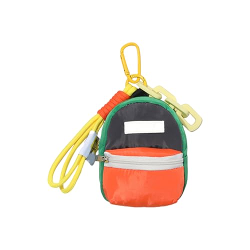 Mode Rucksack Keychain Polyester Miniatur Rucksack Schlüsselbund Schmuck Für Münze Und Lippenstift von KHZen