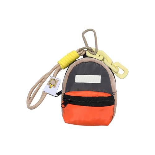 Mode Rucksack Keychain Polyester Miniatur Rucksack Schlüsselbund Schmuck Für Münze Und Lippenstift von KHZen