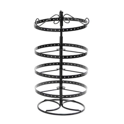 KHZen Multifunktional Schmuck Display Stand Desktop Rotierende Ohrringe Metallhalter Ohrstollen Aufbewahrungs Display Rack Für Frauen von KHZen