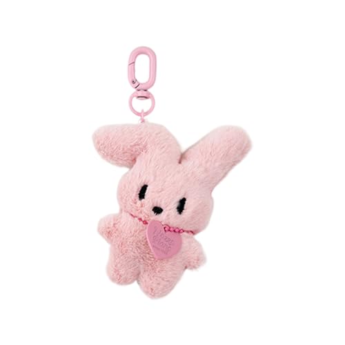 Niedliche Schlüsselbund Plüsch Keyrings Plüschpuppen Kaninchenform Keychains Anhänger Rucksack Anhänger Sublic Für Den Täglichen Gebrauch Keychain von KHZen