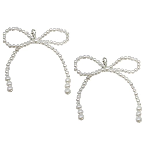 KHZen Packung Mit 2 Stilvollen Schuhschnallen Modeschuh Dekoration Bowknot Schuhe Anhänger Schuhe Pendellanz Herz Anhänger von KHZen