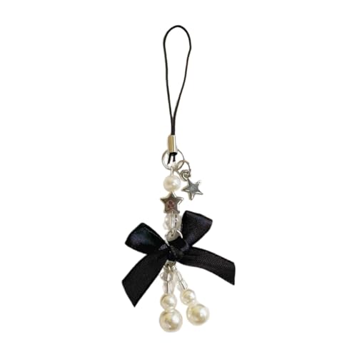 KHZen Perlen Perlen Bowknot Keyrings Butterfly Knot Star Anhänger Keychain Buntes Telefon Lanyard Multifunktionales Zubehör KHZen Perlen Perlen Bowknot Keyrings Butterfly Knot Star Anhänger Keychain Buntes Telefon Lanyard Multifunktionales Zubehör von KHZen