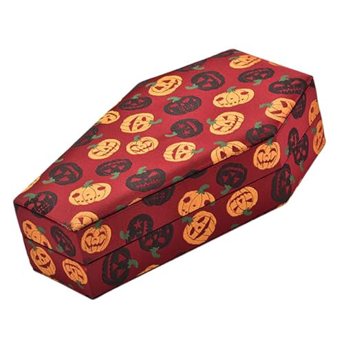 Sargform Ringe Organisator Velvets Schmuck Aufbewahrungsbox Für Frauen Mädchen Halloween Partyzubehör Thema Hochzeit Accessoire von KHZen