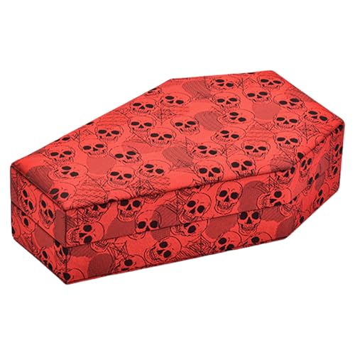 Sargform Ringe Organisator Velvets Schmuck Aufbewahrungsbox Für Frauen Mädchen Halloween Partyzubehör Thema Hochzeit Accessoire von KHZen