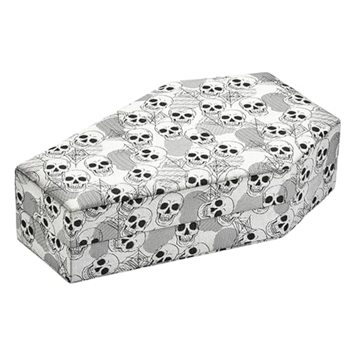 Sargform Ringe Organisator Velvets Schmuck Aufbewahrungsbox Für Frauen Mädchen Halloween Partyzubehör Thema Hochzeit Accessoire von KHZen