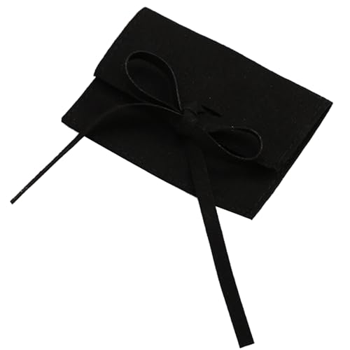 KHZen Schutz Schmuckhalter Bag Aufbewahrung Beutel Elegante Schmuck Organizer Tasche Für Frauen Und Modische Personen Mikrofaserleder Geeignet von KHZen