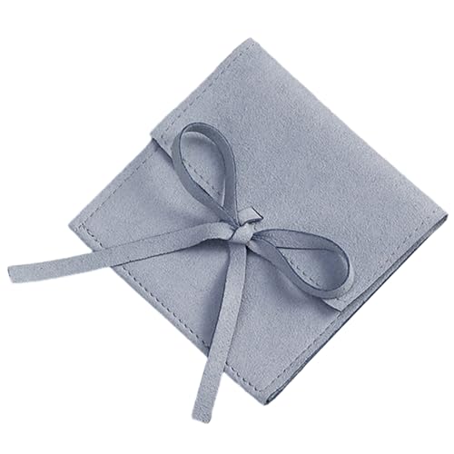 KHZen Schutz Schmuckhalter Bag Aufbewahrung Beutel Elegante Schmuck Organizer Tasche Für Frauen Und Modische Personen Mikrofaserleder Geeignet von KHZen