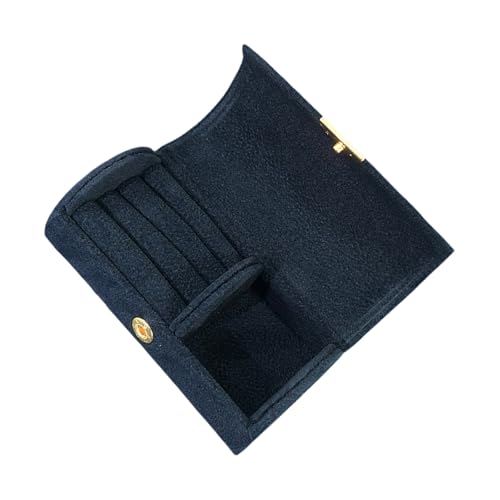 KHZen Tragbarer Reisschmuckkoffer Mit Anfänglichen Und Blühenden Designs Stabiler Schmuck Organisatoren Accessoire Für Trendige Frauen von KHZen