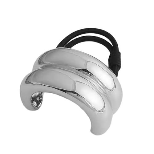KHZen Vielseitig Metallhaarhaar Für Mädchen Und Frauen Unregelmäßige Geometrische Haare Scrunchie Stilvoller Haarschmuck Für Partys Verstellbares Haarband von KHZen