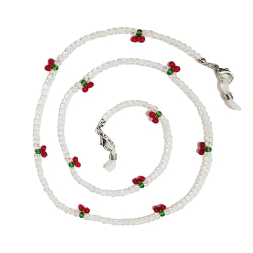 KHZen Vielseitige Brillenkettenkette Halskette Trendy Cherries Brillenkettenzubehör Für Frauen Perfekt Für Tägliche Gebrauchstermine von KHZen