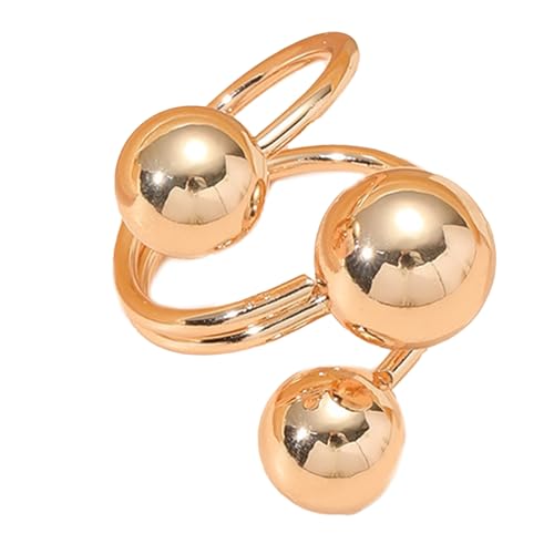 KHZen Vielseitige Kreisförmige Ringe Verstellbare Offene Fingerringe Schmuck Vielseitiges Accessoire Für Männer Und Frauen Täglich Outfits von KHZen