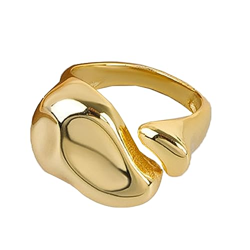 KHZen Zwei Hände Als Herzring Für Männer Punk Gothic Zircon Retro Gekreuzte Frauen Hip Hop Band Schmuck Charme Mode Geschenk Vintage Paarringe von KHZen