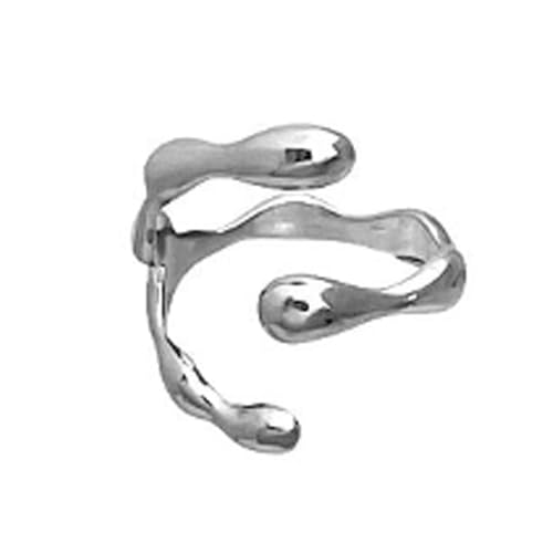 KHZen Zwei Hände Als Herzring Für Männer Punk Gothic Zircon Retro Gekreuzte Frauen Hip Hop Band Schmuck Charme Mode Geschenk Vintage Paarringe von KHZen