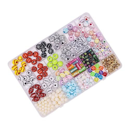 Kreatives Spielzeug Für Kinder Regenbogenfarbe Acrylperlen Schmuckzubehör Handgefertigtes Armband Halskette Accessoires von KHZen