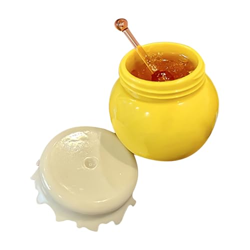 Lippenbalsam Honys Jar Lippenschlafmaske Feuchtigkeitsspendende Lippenmaske Über Nacht Feuchtigkeitsspendend Lippenmaske Reduziert Lippenlinien Für Frauen von KHZen