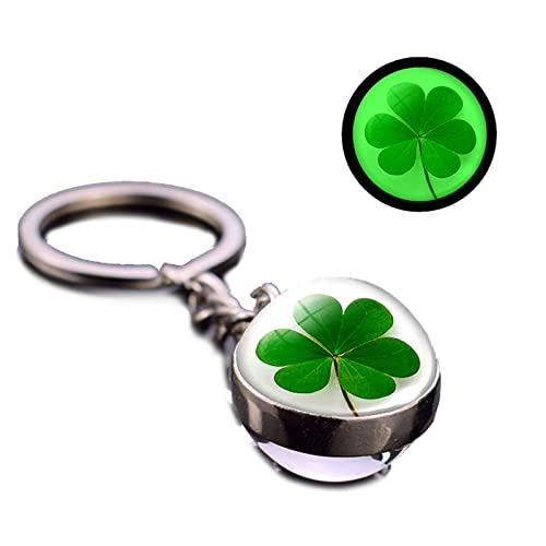 Luminescent Keychain Vier Blattklee Für Key Shamrock Shining Keyring Für Jungen Mädchen von KHZen