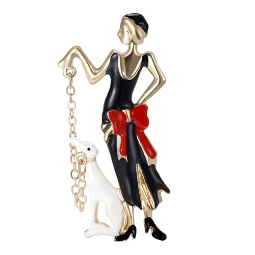 KHZen Multipurpuls Fun Frequanziertes Wandergirlbroschen Elegante Designs Tragbares Modeaccessoire Für Die Täglichen Outfits Der Darsteller von KHZen