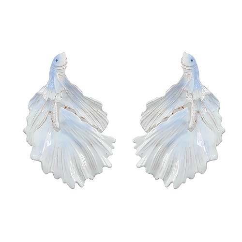 Personalisierte Exquisite Goldfischohrohroelenstollen Ohrring Elegante Einzigartige Tropische Fischohrringe Für Sommerurlaubsparty Themen Übertriebene Fischohrringe Schmuck von KHZen