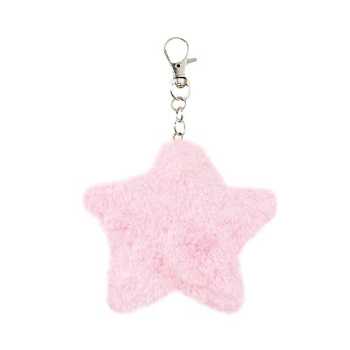 Plüschfeuchter Star Keychain Schöne Anhänger Keyring Hanging Ornament Keys Rucksack Handtasche Charme Geschenk Für Mädchen Tasche Anhänger Charme Schlüsselbund Dekoration Schmuck Geschenk von KHZen