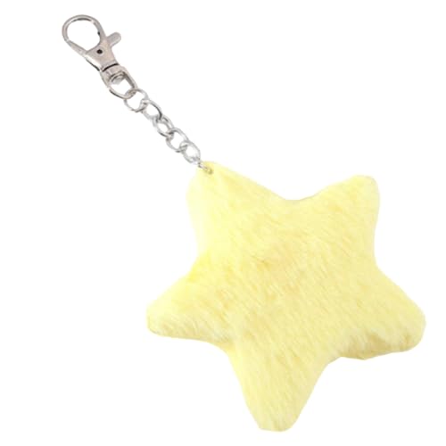 Plüschfeuchter Star Keychain Schöne Anhänger Keyring Hanging Ornament Keys Rucksack Handtasche Charme Geschenk Für Mädchen Tasche Anhänger Charme Schlüsselbund Dekoration Schmuck Geschenk von KHZen