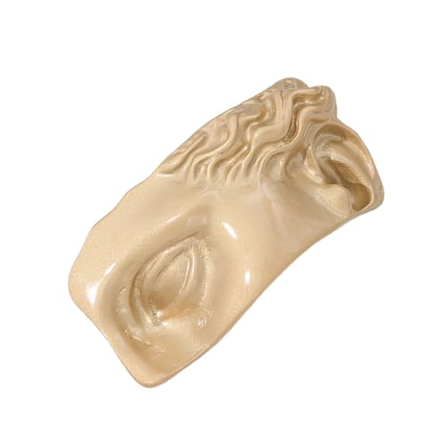 Robte Halbe Gesichtsbrosche Pin Moderne Halbe Gesichtsbrosche Elegante Stiftverzierungen Um Ihre Individuellen Stile Zu Verbessern von KHZen