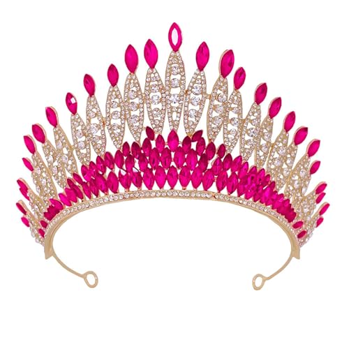 Schimmernde Strasssteine ​​Kronen Kopfstückhaardekorationen Für Mode Enthusiasten Elegante Brauthaarstückschmuck von KHZen