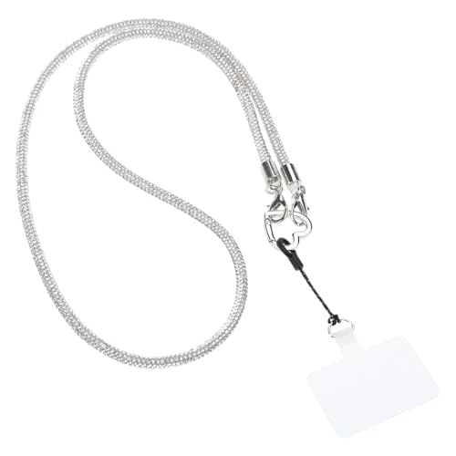 Sparkling Strassstones Handy Lanyard Riemen Modische Und Sichere Crossbody Kette Mit Kartenhalter Kristallschlüsselkette von KHZen