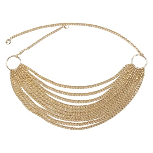 Stylische Mehrstufige Kette Taillenschmuck Robuste Metalldesigns Gürtel Für Mode Enthusiasten Und Lässige Outfits von KHZen