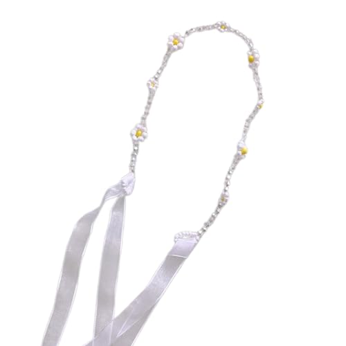 Trendy Schnürseil Schlüsselbeinkette Ketten Halskette Mode Schmuck Haarband Stylish Accessoire Perfektes Geschenk Für Frauen Perlen Halskette von KHZen