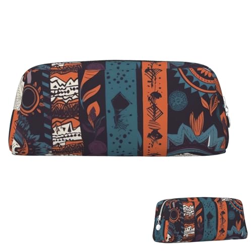 KHiry Federmäppchen, einziehbares Federmäppchen, Stiftehalter, Folk-Punk-Muster, Schreibwaren-Etui für Büro, Organizer, Federmäppchen mit Reißverschluss, Kosmetiktasche für Büro, Stifthalter für die KHiry Federmäppchen, einziehbares Federmäppchen, Stiftehalter, Folk-Punk-Muster, Schreibwaren-Etui für Büro, Organizer, Federmäppchen mit Reißverschluss, Kosmetiktasche für Büro, Stifthalter für die von KHiry