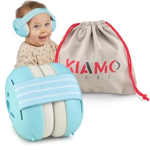 KIAMO1407 Earmuffs Baby Gehörschutz Blau, für Babys, Kleinkinder von 0 bis 36 m. Lärmschutz gegen Gehörschäden, Flugreisen, Bequem und sicher für ruhigen Schlaf und Schutz unterwegs. (Blau - Blue) KIAMO1407 Earmuffs Baby Gehörschutz Blau, für Babys, Kleinkinder von 0 bis 36 m. Lärmschutz gegen Gehörschäden, Flugreisen, Bequem und sicher für ruhigen Schlaf und Schutz unterwegs. (Blau - Blue) von KIAMO1407