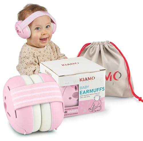 KIAMO1407 Earmuffs Baby Gehörschutz Rosa, für Babys, Kleinkinder von 0 bis 36 m. Lärmschutz gegen Gehörschäden, Flugreisen, Bequem und sicher für ruhigen Schlaf und Schutz unterwegs. (Rosa - Pink) KIAMO1407 Earmuffs Baby Gehörschutz Rosa, für Babys, Kleinkinder von 0 bis 36 m. Lärmschutz gegen Gehörschäden, Flugreisen, Bequem und sicher für ruhigen Schlaf und Schutz unterwegs. (Rosa - Pink) von KIAMO1407