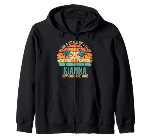 Kianna Cute Retro Girls Groovy Kianna Personalized Name Kapuzenjacke Kianna Cute Retro Girls Groovy Kianna Personalized Name Kapuzenjacke von KIANNA Name Gift Groovy Outfits For Women