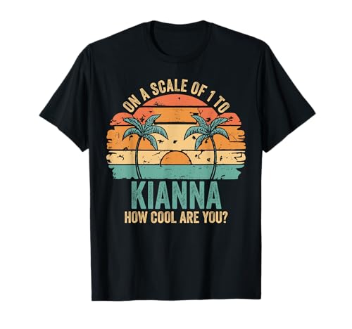 Kianna Cute Retro Girls Groovy Kianna Personalized Name T-Shirt Kianna Cute Retro Girls Groovy Kianna Personalized Name T-Shirt von KIANNA Name Gift Groovy Outfits For Women