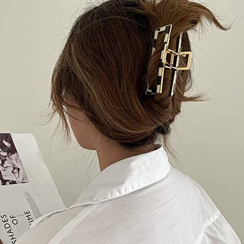 Haar Klammern Hair Claw Clips Haarklammern aus Metall 11,5 cm Haarspangen mit starkem Halt for Frauen und Mädchen von KIANSLA