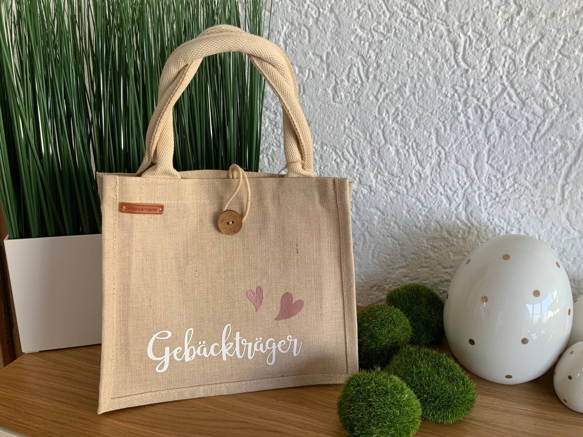 Shopper Mittel, Jute Tasche, Abschiedsgeschenk, Muttertags Geschenk, Personalisiert von KIBAFU